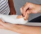 Image of checking for capilary refill