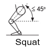 Legs Squatting